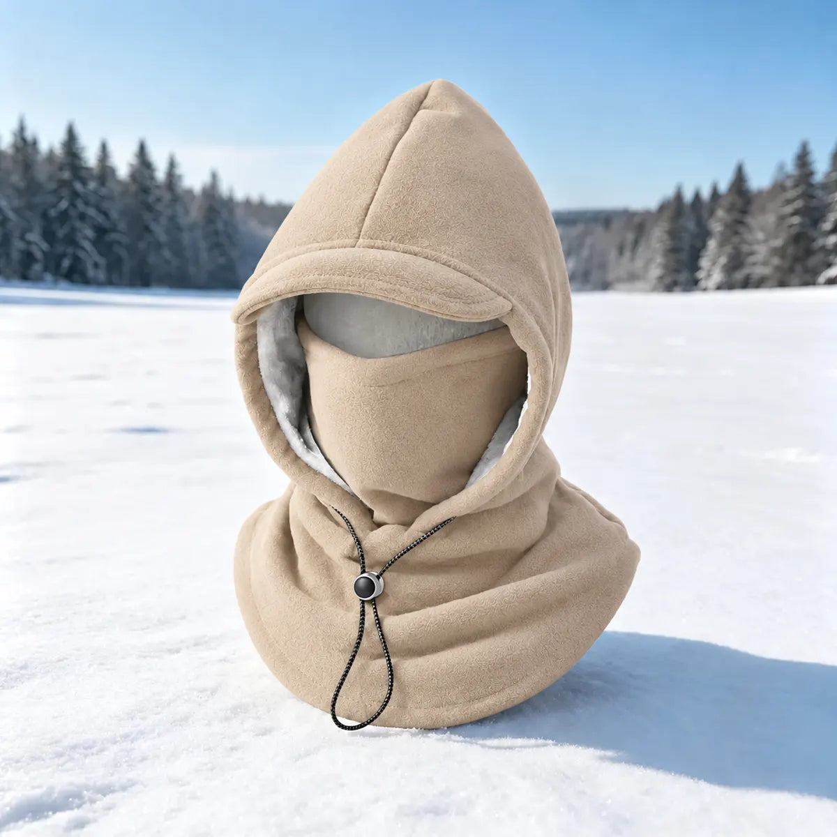 🎄Christmas Sale❄️ LUCKYSONG® Fleece Balaclava Hood – Full Face & Neck Winter Protection for Outdoor Adventures