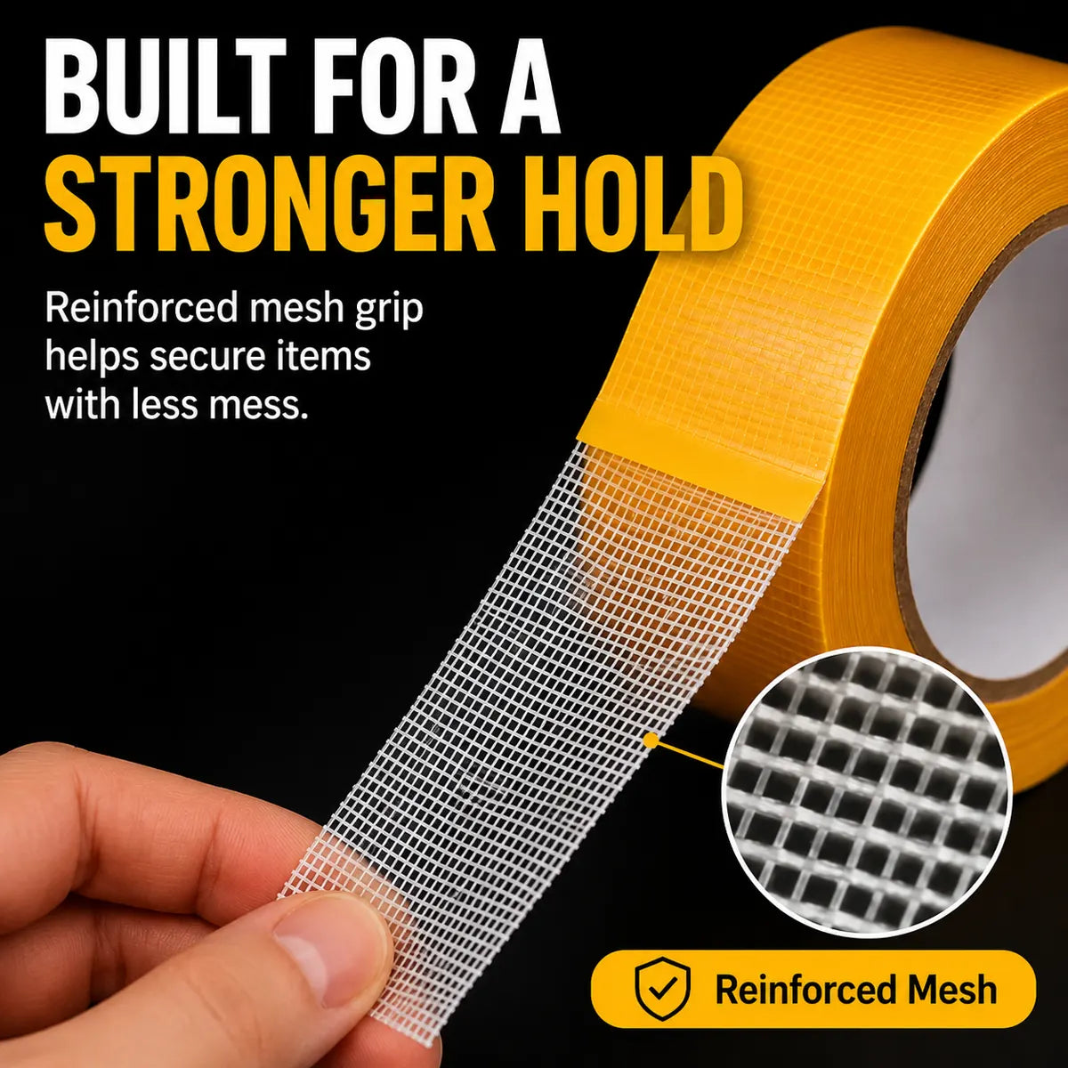 GFOUK® Heavy-Duty Double-Sided Tape - Strong Adhesive Fix For Quick No-Tool Home Solutions🔧