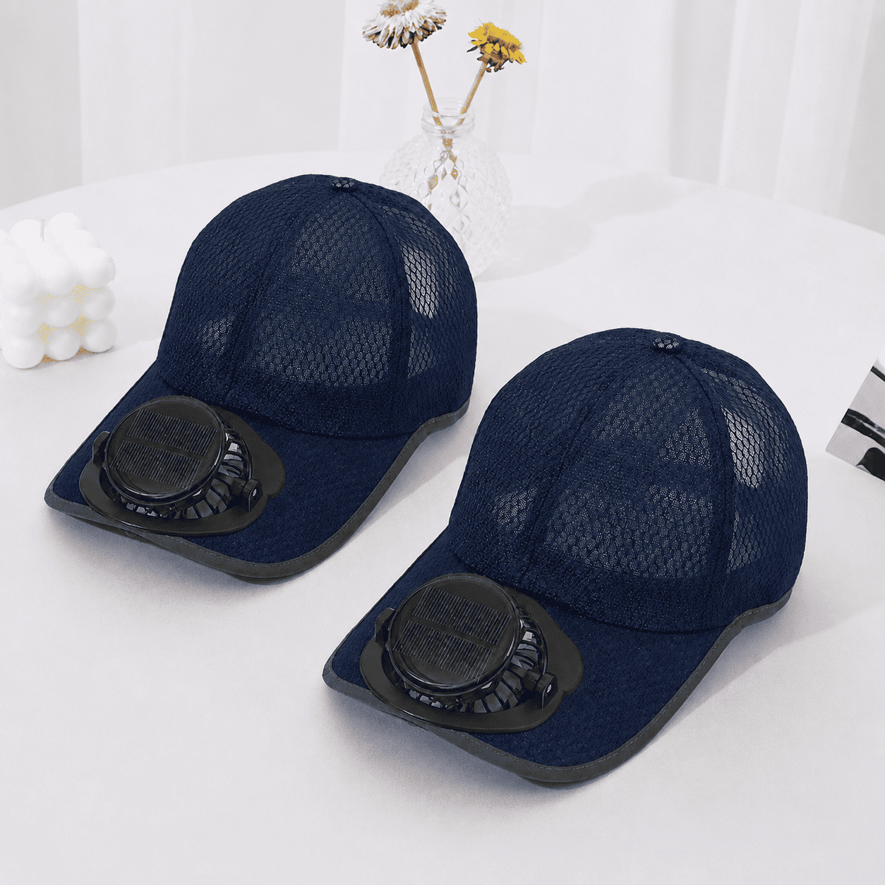 Billhol®🧢 Solar Cooling Fan Hat — Stay Cool Under the Sun