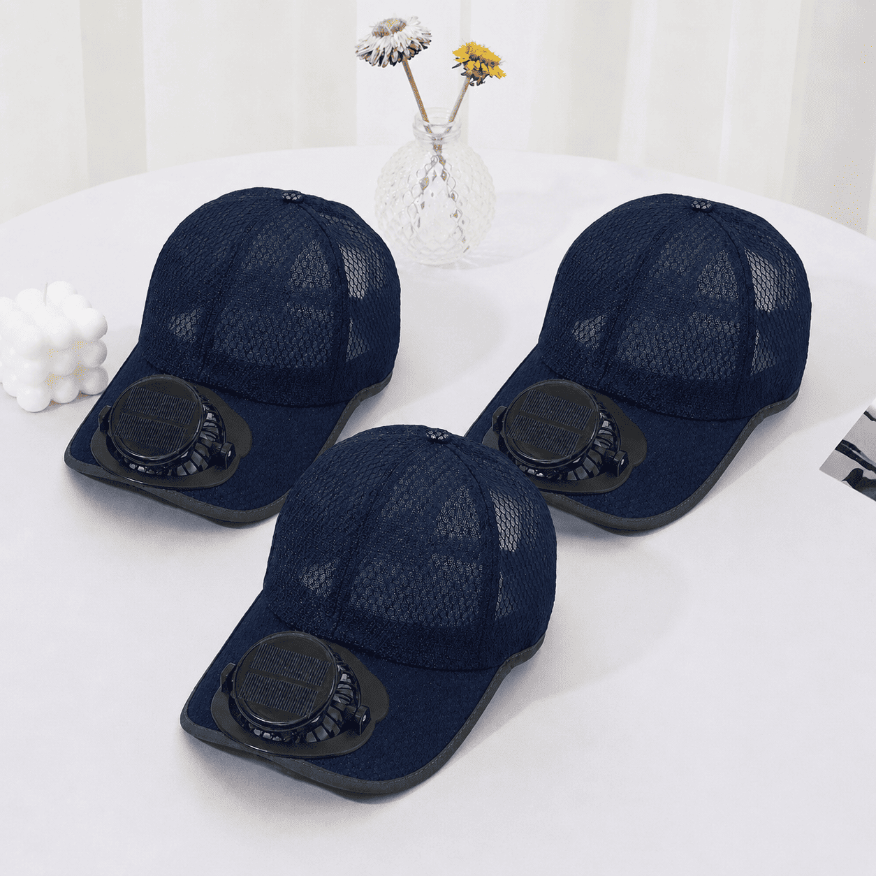 Billhol®🧢 Solar Cooling Fan Hat — Stay Cool Under the Sun