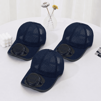 Billhol®🧢 Solar Cooling Fan Hat — Stay Cool Under the Sun