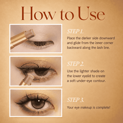 EdiJonah® 3 in 1 Easy Eyeshadow Stick suitable for Beginners