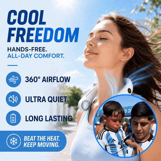 🔥LAST DAY 50% OFF ✨Billhol® Hands-Free Cooling Neck Fan