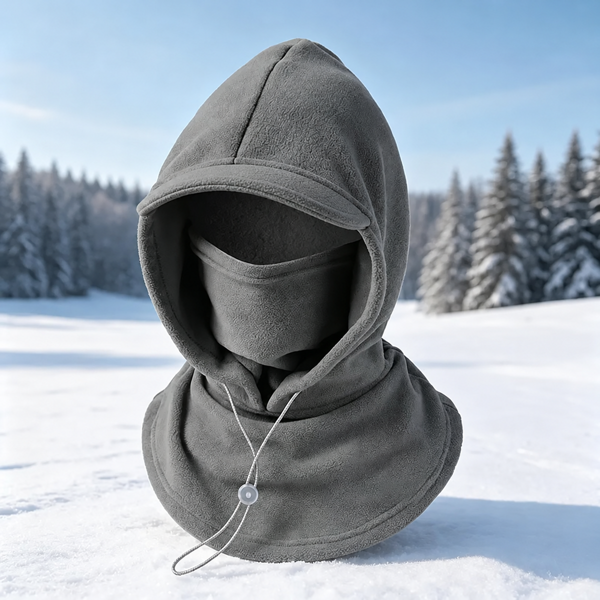 🎄Christmas Sale❄️ LUCKYSONG® Fleece Balaclava Hood – Full Face & Neck Winter Protection for Outdoor Adventures
