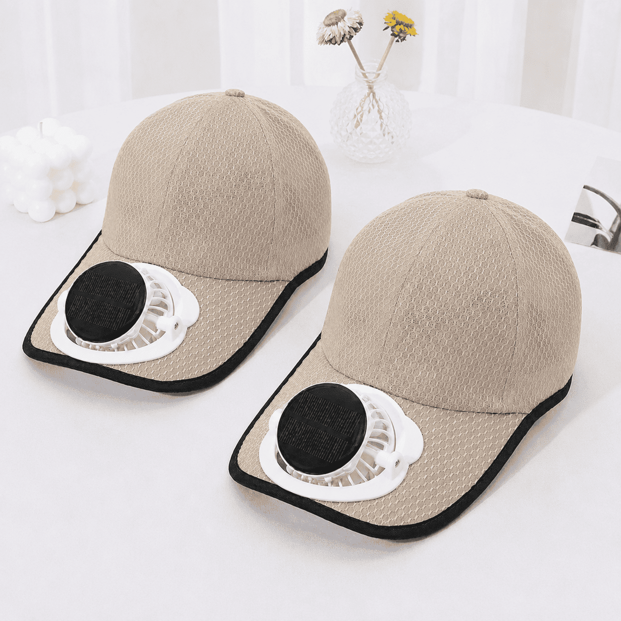 Billhol®🧢 Solar Cooling Fan Hat — Stay Cool Under the Sun