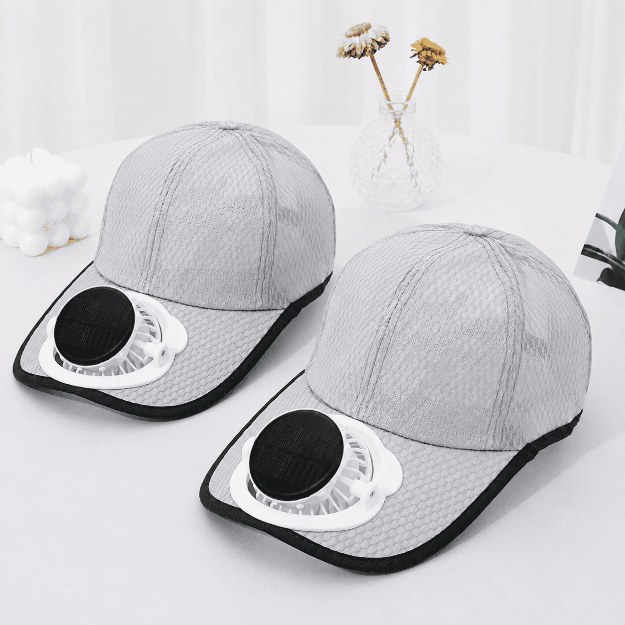 Billhol®🧢 Solar Cooling Fan Hat — Stay Cool Under the Sun