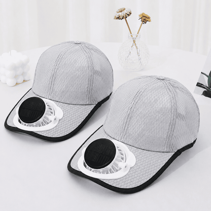 Billhol®🧢 Solar Cooling Fan Hat — Stay Cool Under the Sun