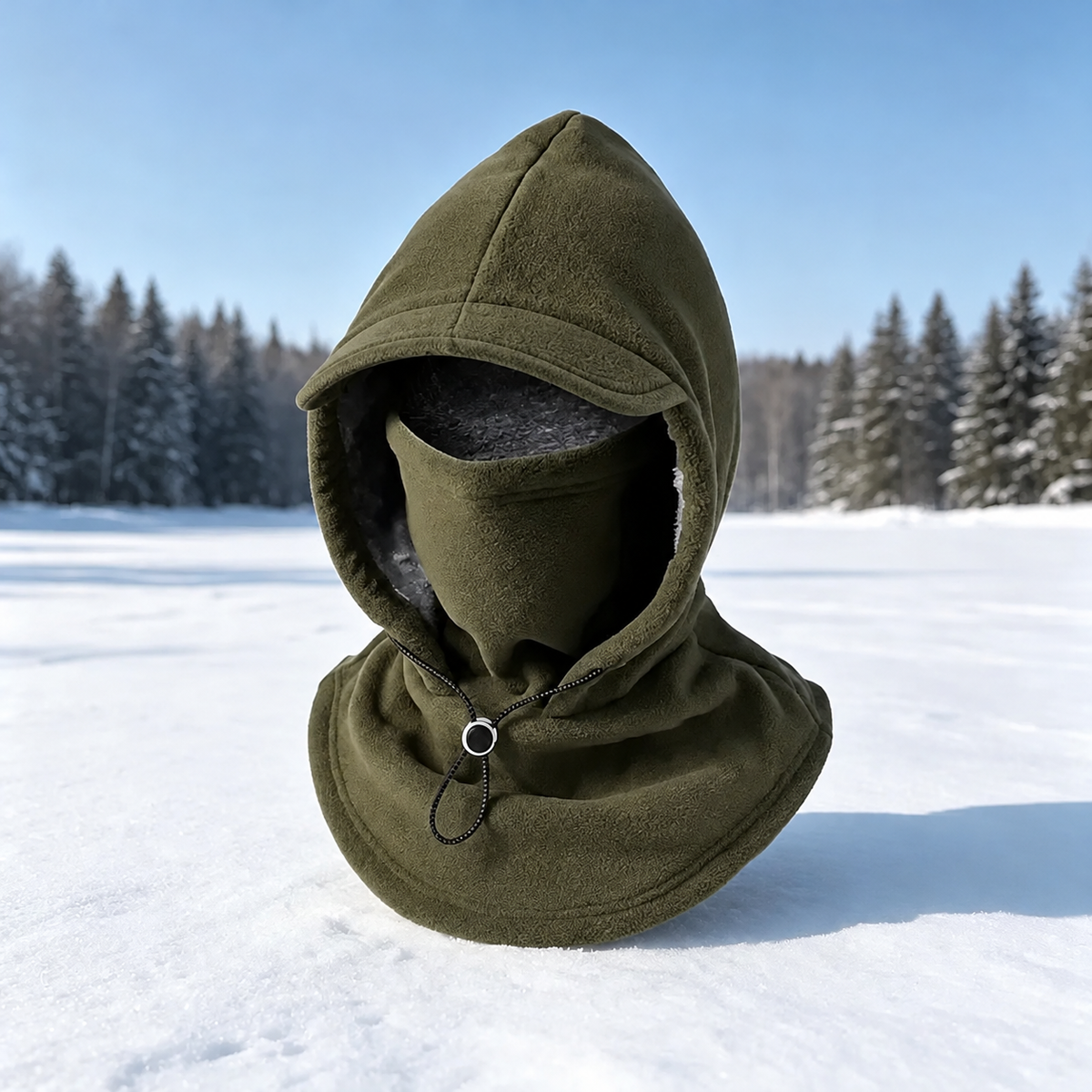 🎄Christmas Sale❄️ LUCKYSONG® Fleece Balaclava Hood – Full Face & Neck Winter Protection for Outdoor Adventures