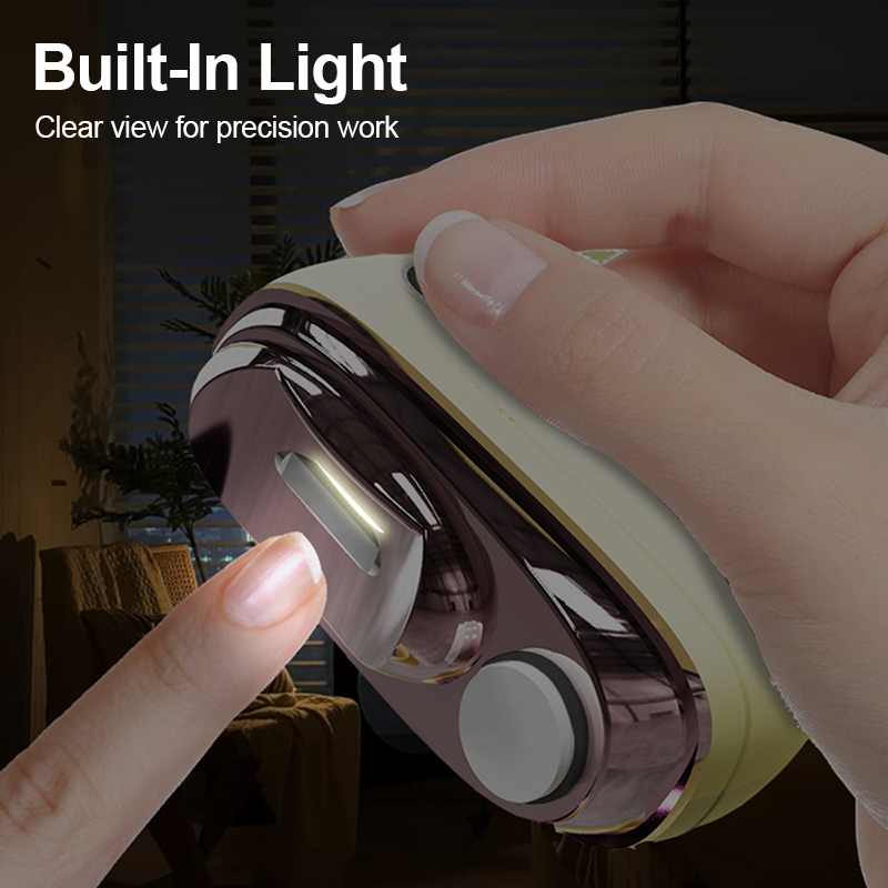 GFOUK® ✂️ LIMITED-TIME 50% OFF! 💅 2-in-1 Smart Electric Nail Clipper & Polisher 🌟