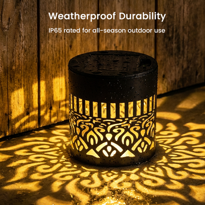🌞 50% OFF NOW! 🌀BVJ® Solar Mandala Light – Stunning Pattern Projection, 2-in-1 Floor & Wall Design & IP65 Waterproof Auto On/Off 🌿