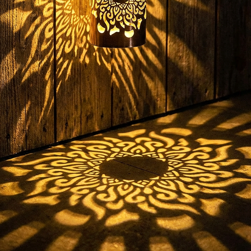 🌞 50% OFF NOW! 🌀BVJ® Solar Mandala Light – Stunning Pattern Projection, 2-in-1 Floor & Wall Design & IP65 Waterproof Auto On/Off 🌿