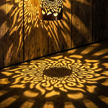 🌞 50% OFF NOW! 🌀BVJ® Solar Mandala Light – Stunning Pattern Projection, 2-in-1 Floor & Wall Design & IP65 Waterproof Auto On/Off 🌿