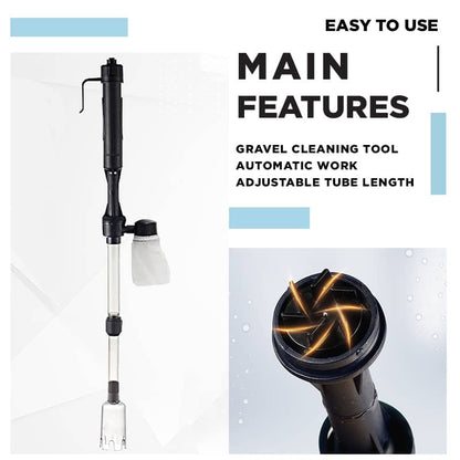 🎉55% off 🔥 GFOUK® Electric Aquarium Gravel Cleaner✨
