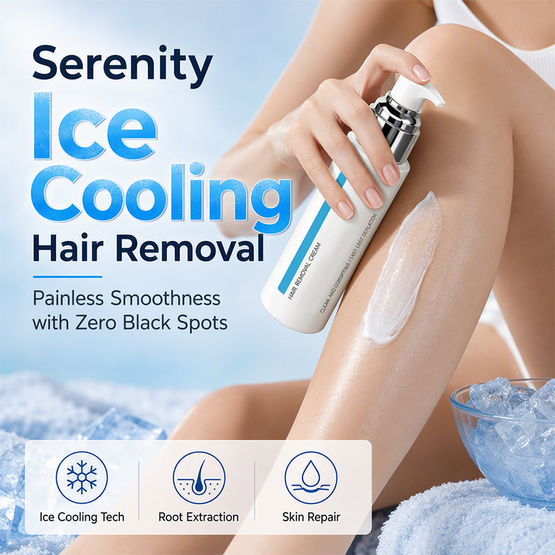 ✨GFOUK® Ice-Cooling Hair Removal Cream for Sensitive Skin