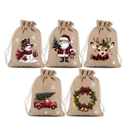 🎄40%OFF🎄GFOUK® Christmas Drawstring Gift Bags