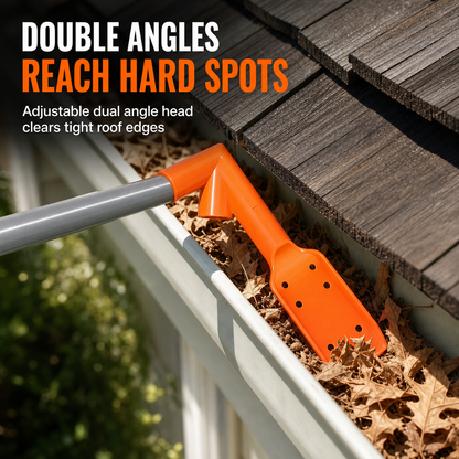 🔧 LIMITED‑TIME 50% OFF! ✨ GFOUK® No-Climb Gutter Cleaning Tool