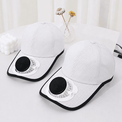 Billhol®🧢 Solar Cooling Fan Hat — Stay Cool Under the Sun