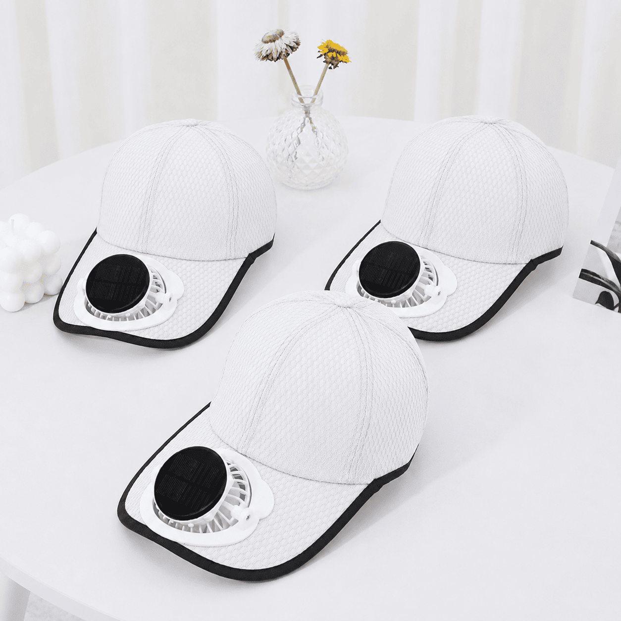 Billhol®🧢 Solar Cooling Fan Hat — Stay Cool Under the Sun