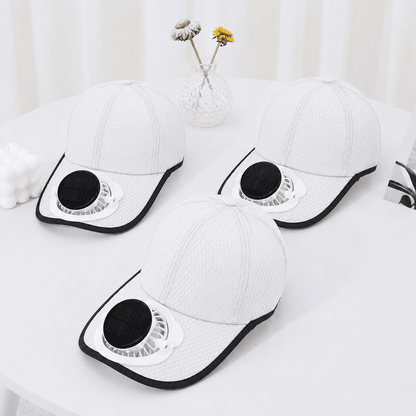 Billhol®🧢 Solar Cooling Fan Hat — Stay Cool Under the Sun