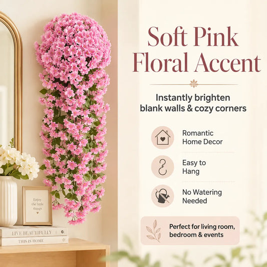 SVOZK®🌸Cascading Faux Orchid Wall Decor – Transform Any Space Instantly