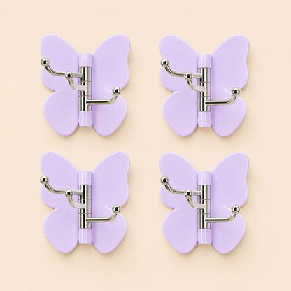 🦋 Mvpw® Rotating Butterfly Triple Hook—Adjustable for Flat Walls & Corners
